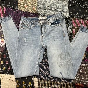 Zara low rise jeans